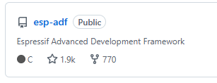 Espressif Advanced Development Framework